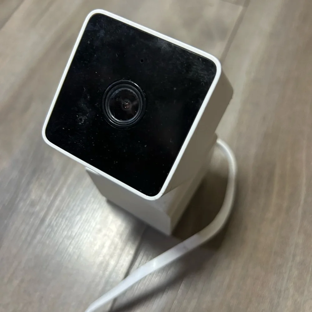 White Security Camera